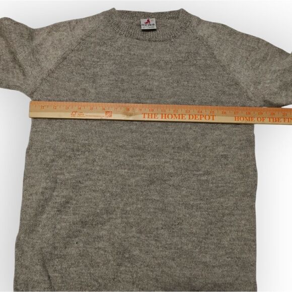 FOTRAMA ALPACA WOOL BOLIVIA BEIGE OATMEAL SWEATER SIZE L - Picture 4 of 5